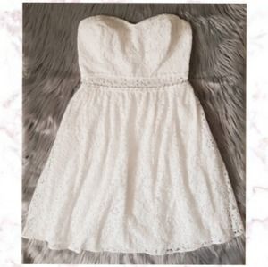 Lilly Pulitzer Strapless Lace Dress